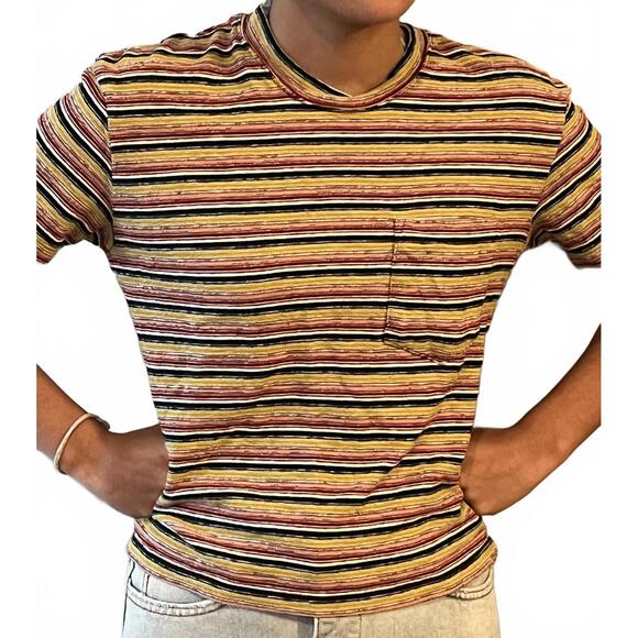Madewell Tops - Madewell  Striped Shirt With A 70's Retro Vibe.